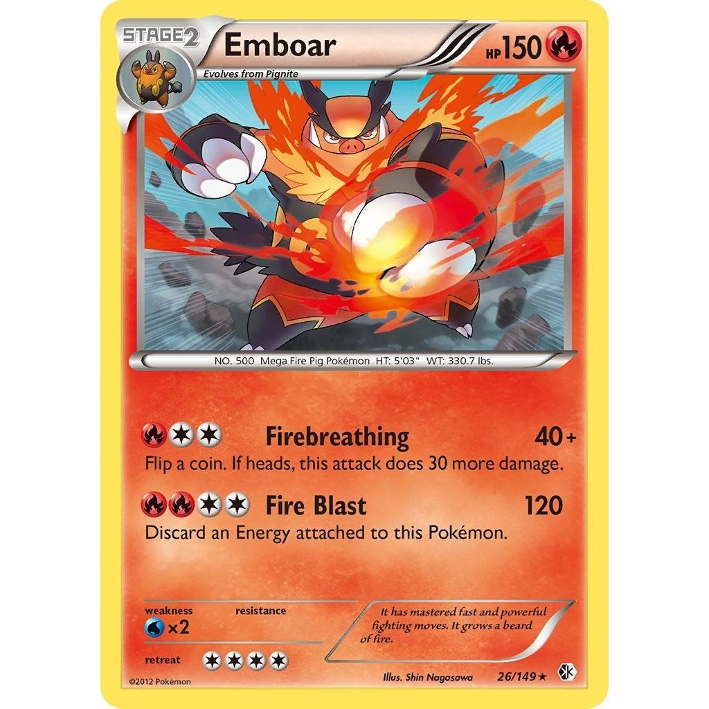 Image for Emboar (26/149) (BCR) - Pokemon