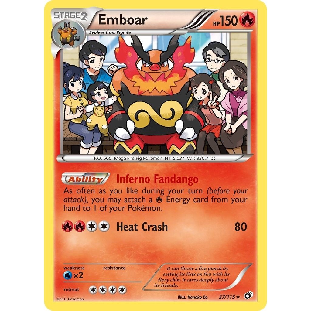 Image for Emboar (27/113) (LTR) - Pokemon
