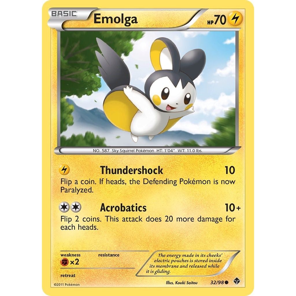 Image for Emolga (32/98) (EPO) - Pokemon