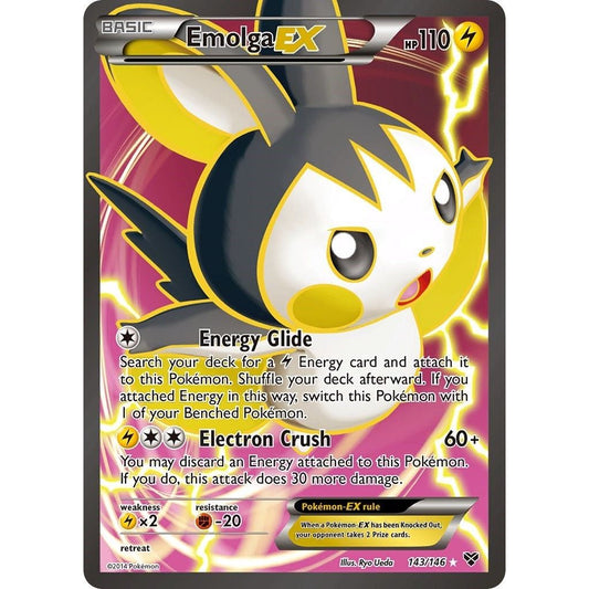 Image for Emolga EX (143 Full Art) (143/146) (XY) - Pokemon
