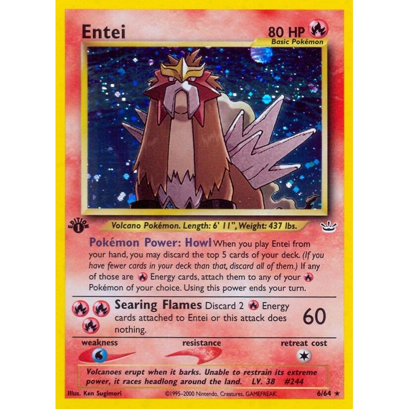 Image for Entei (6) (06/64) (N3) - Pokemon