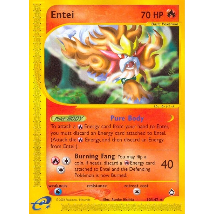 Image for Entei (010/147) (AQ) - Pokemon