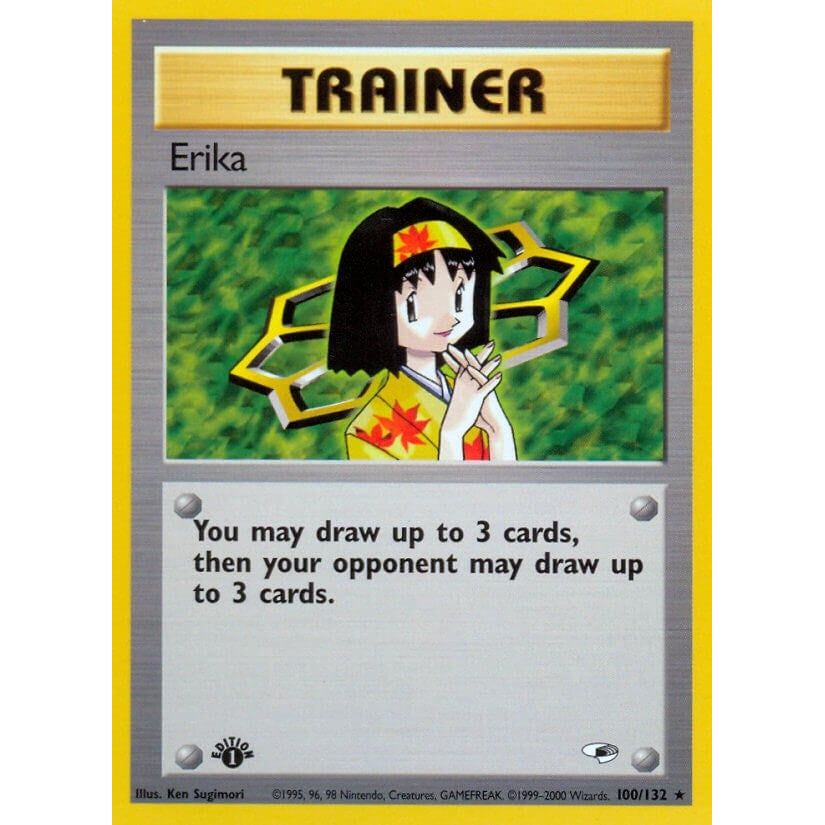 Image for Erika (100) (100/132) (G1) - Pokemon