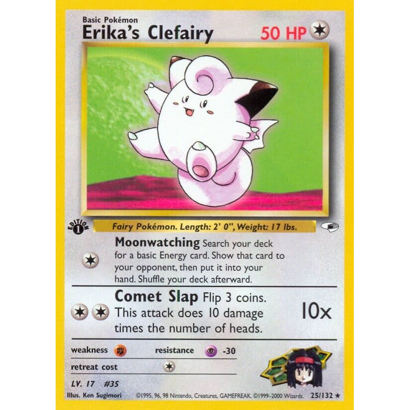 Image for Erika's Clefairy (025/132) (G1) - Pokemon