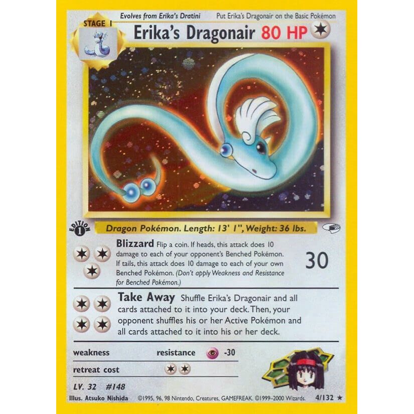 Image for Erika's Dragonair (004/132) (G1) - Pokemon