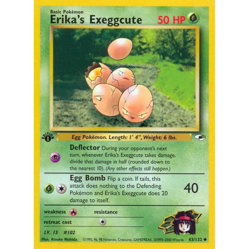 Image for Erika's Exeggcute (43) (043/132) (G1) - Pokemon