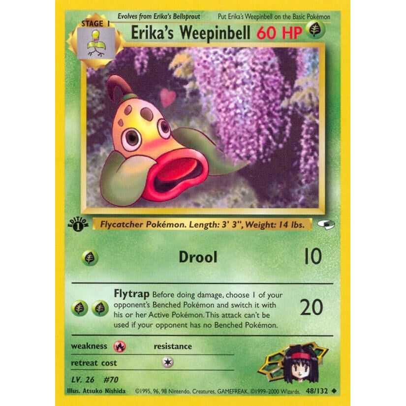 Image for Erika's Weepinbell (48) (048/132) (G1) - Pokemon