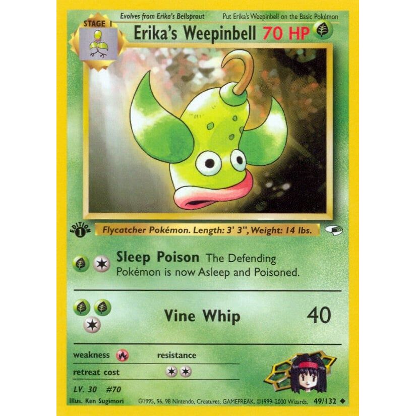 Image for Erika's Weepinbell (49) (049/132) (G1) - Pokemon