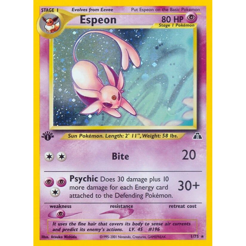 Image for Espeon (1) (01/75) (N2) - Pokemon