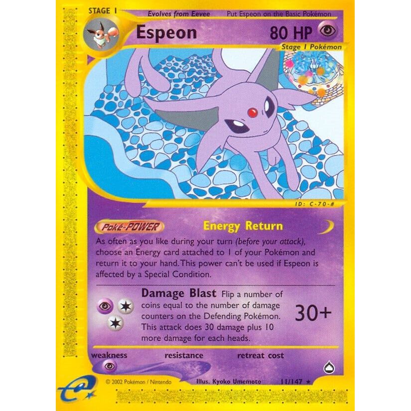 Image for Espeon (011/147) (AQ) - Pokemon