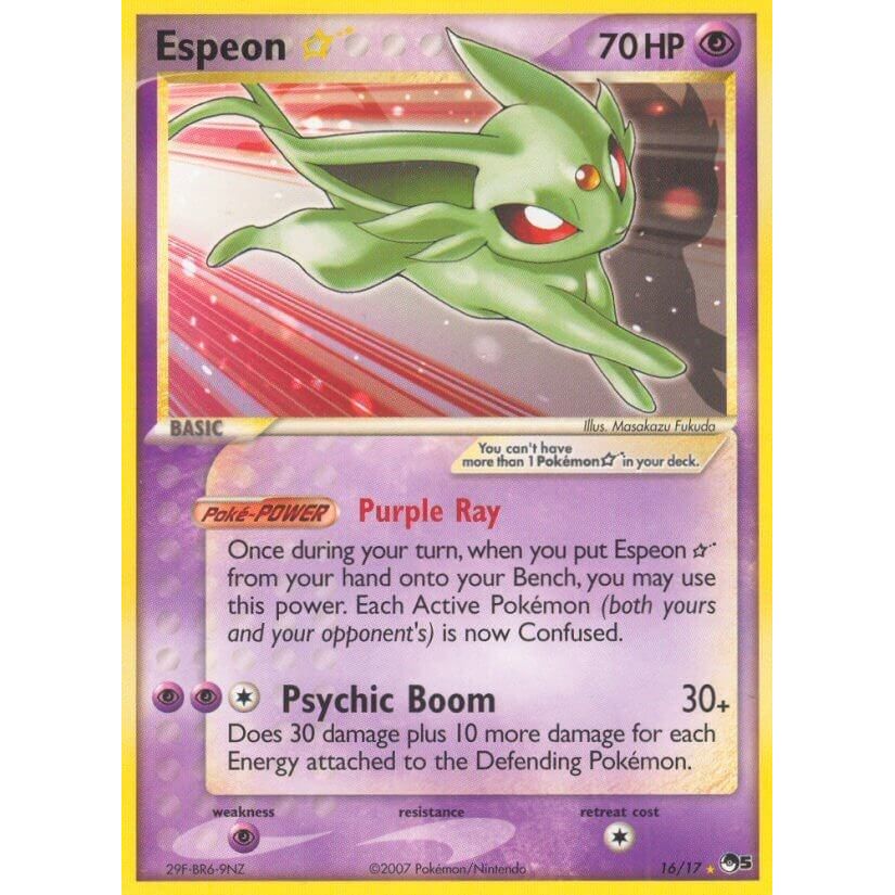 Image for Espeon Star (016/017) (POP) - Pokemon