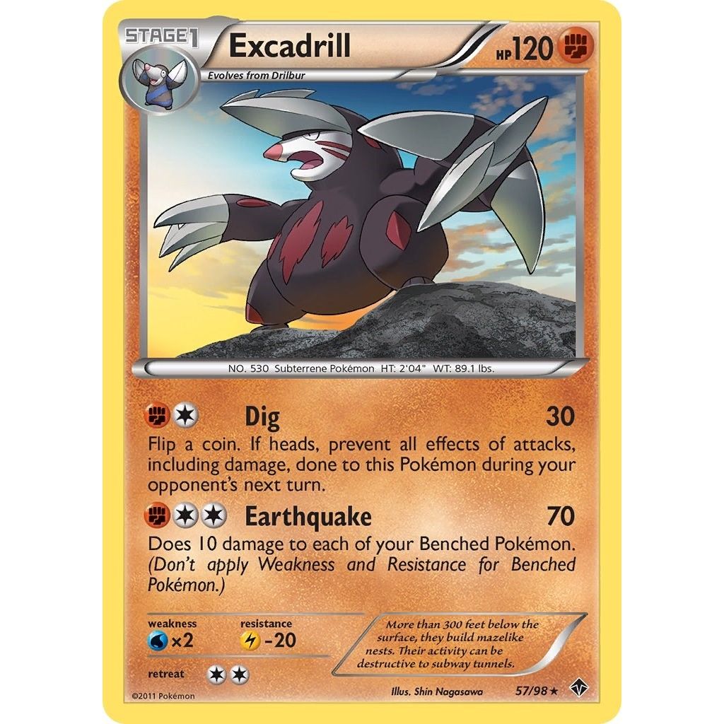 Image for Excadrill (57) (57/98) (EPO) - Pokemon
