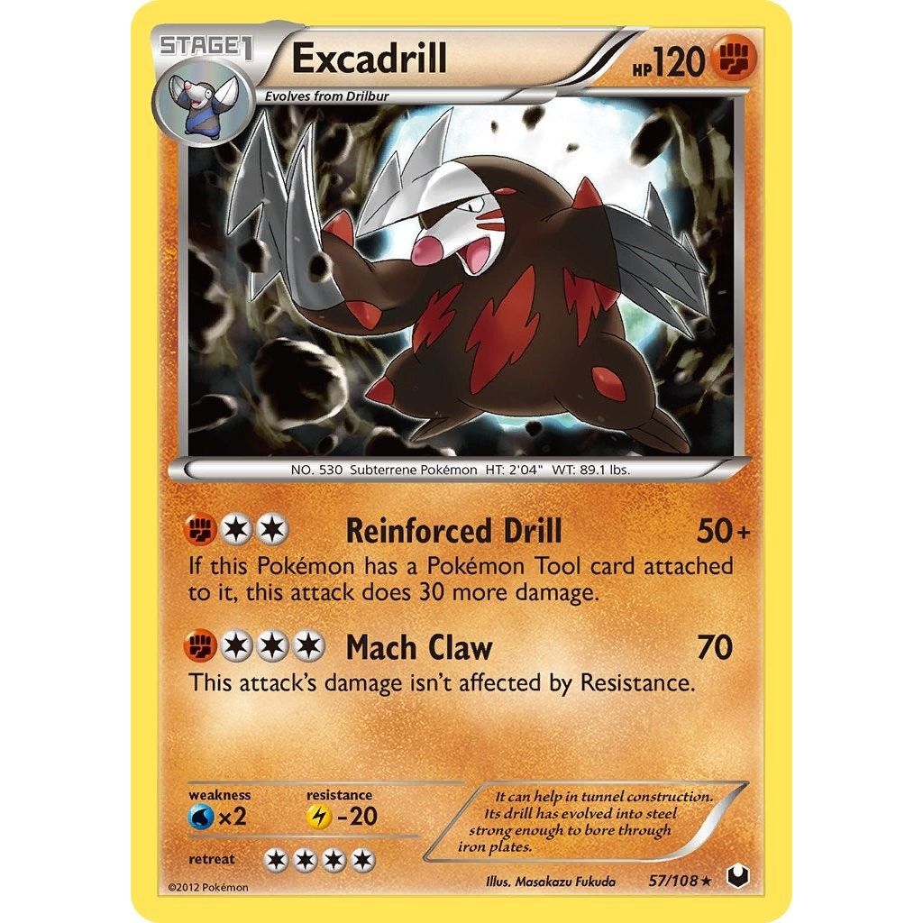 Image for Excadrill (57) (57/108) (DEX) - Pokemon