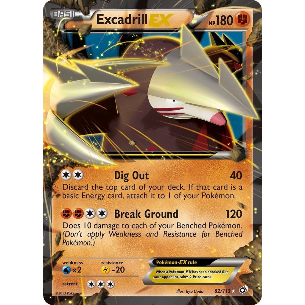 Image for Excadrill EX (82/113) (LTR) - Pokemon