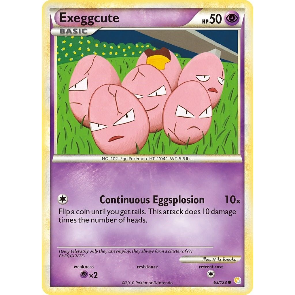 Image for Exeggcute (63/123) (HS) - Pokemon
