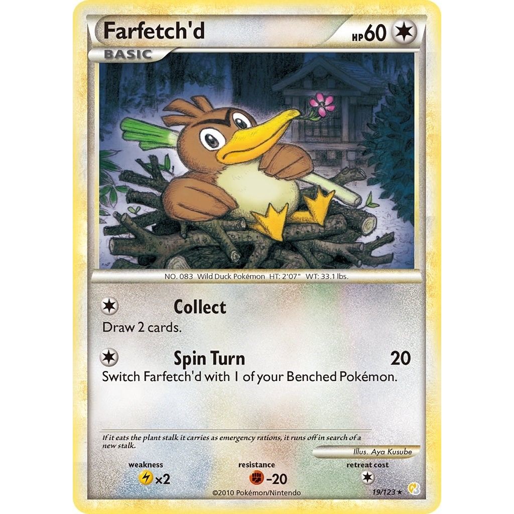 Image for Farfetch'd (19/123) (HS) - Pokemon