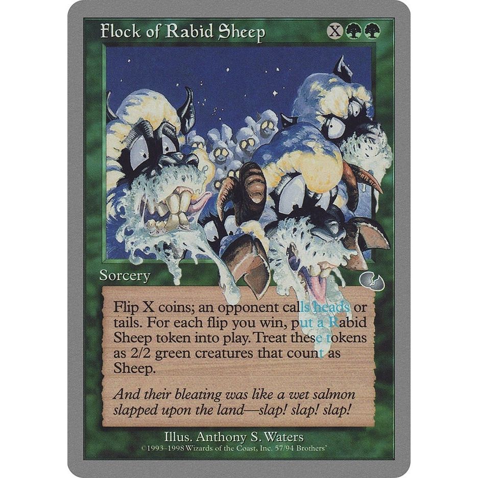 Image for Flock of Rabid Sheep (57) (UGL) - Magic: The Gathering