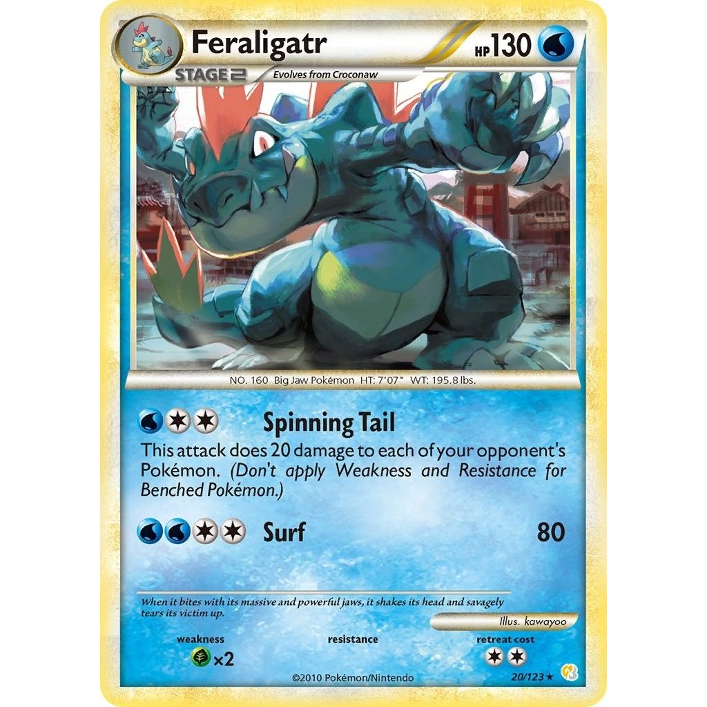 Image for Feraligatr (20/123) (HS) - Pokemon