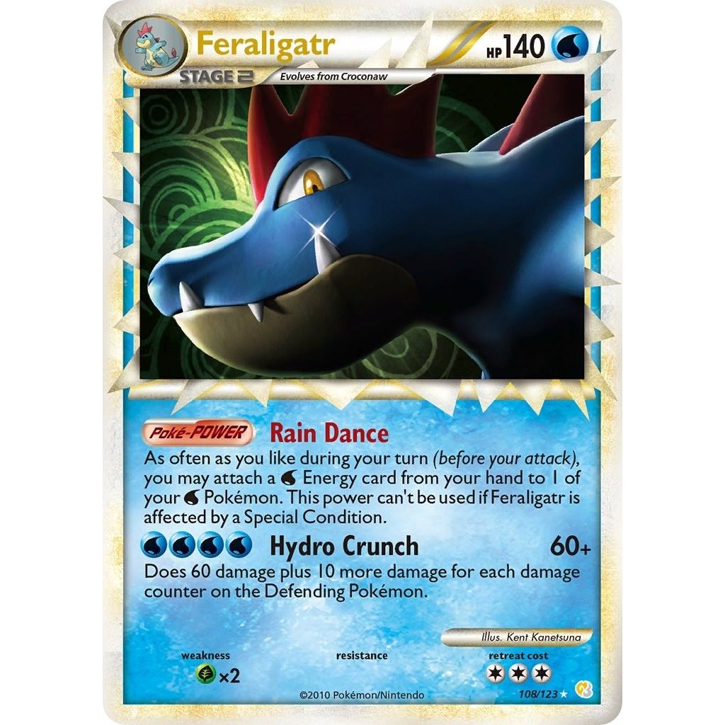 Image for Feraligatr (Prime) (108/123) (HS) - Pokemon