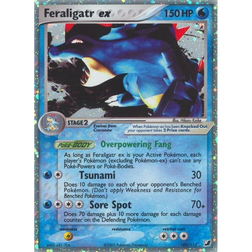 Image for Feraligatr ex (103/115) (UF) - Pokemon
