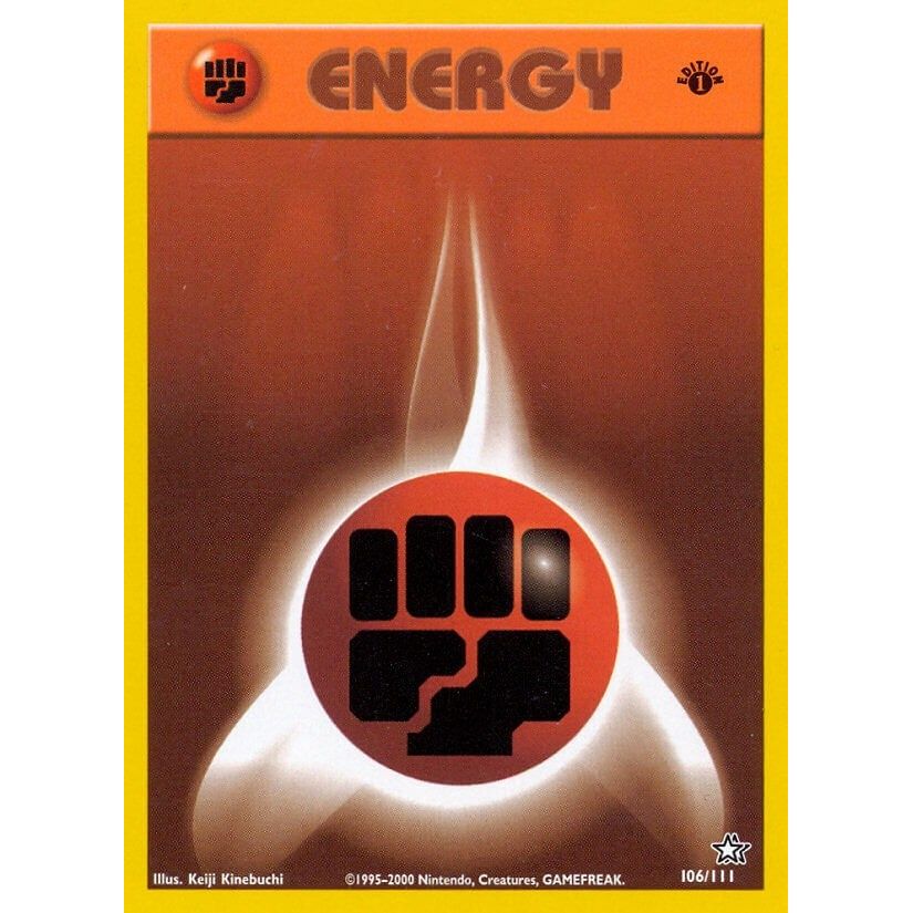 Image for Fighting Energy (106/111) (N1) - Pokemon