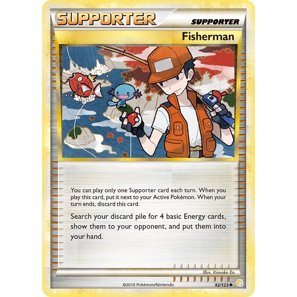 Image for Fisherman (92/123) (HS) - Pokemon