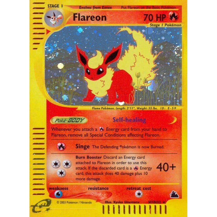 Image for Flareon (H7) (H07/H32) (SK) - Pokemon