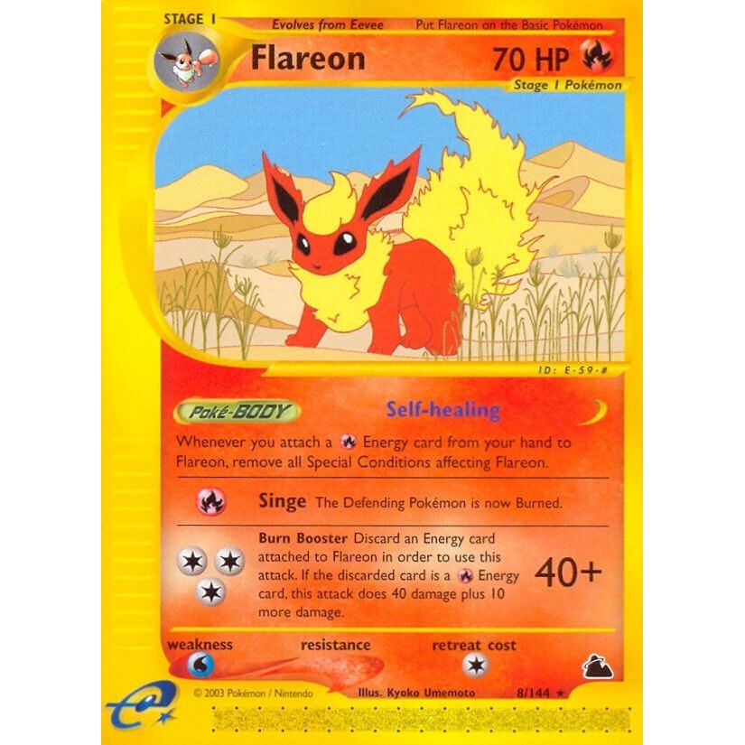 Image for Flareon (8) (008/144) (SK) - Pokemon