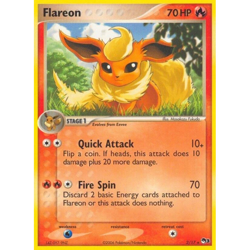 Image for Flareon (002/017) (POP) - Pokemon