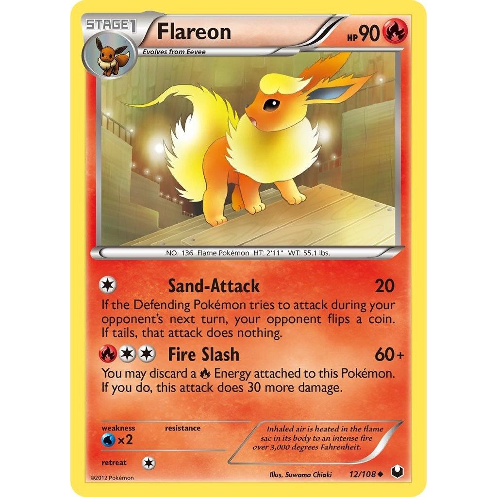 Image for Flareon (12/108) (DEX) - Pokemon