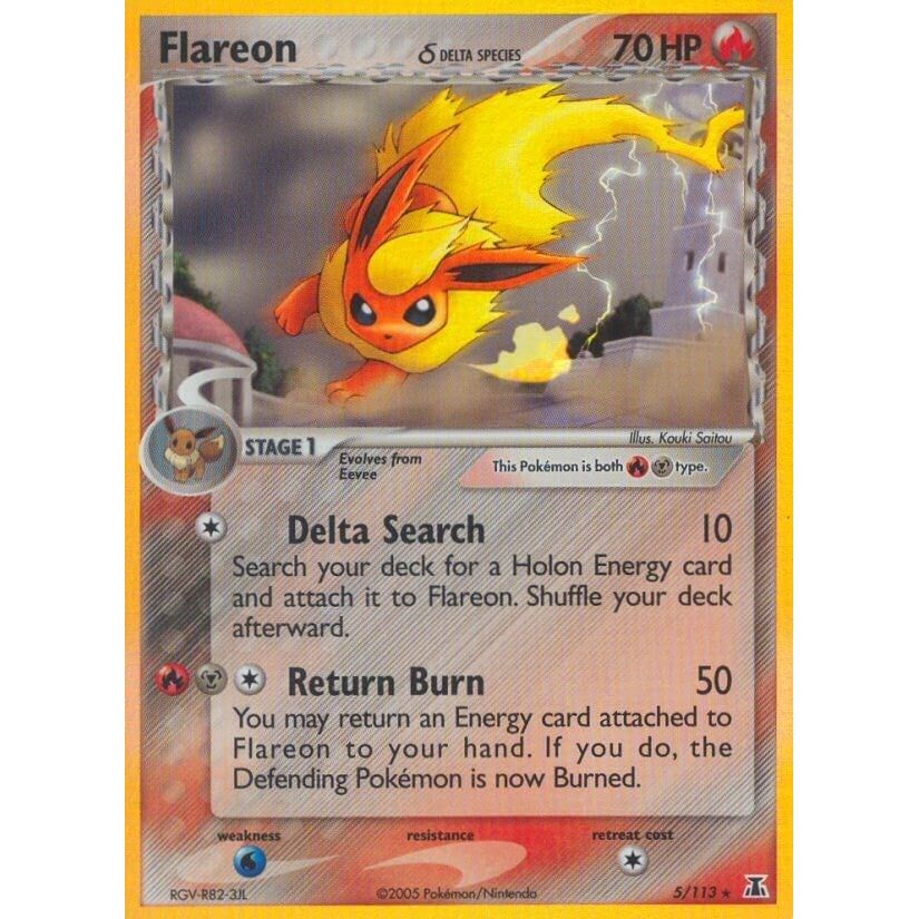 Image for Flareon (Delta Species) (5/113) (DS) - Pokemon