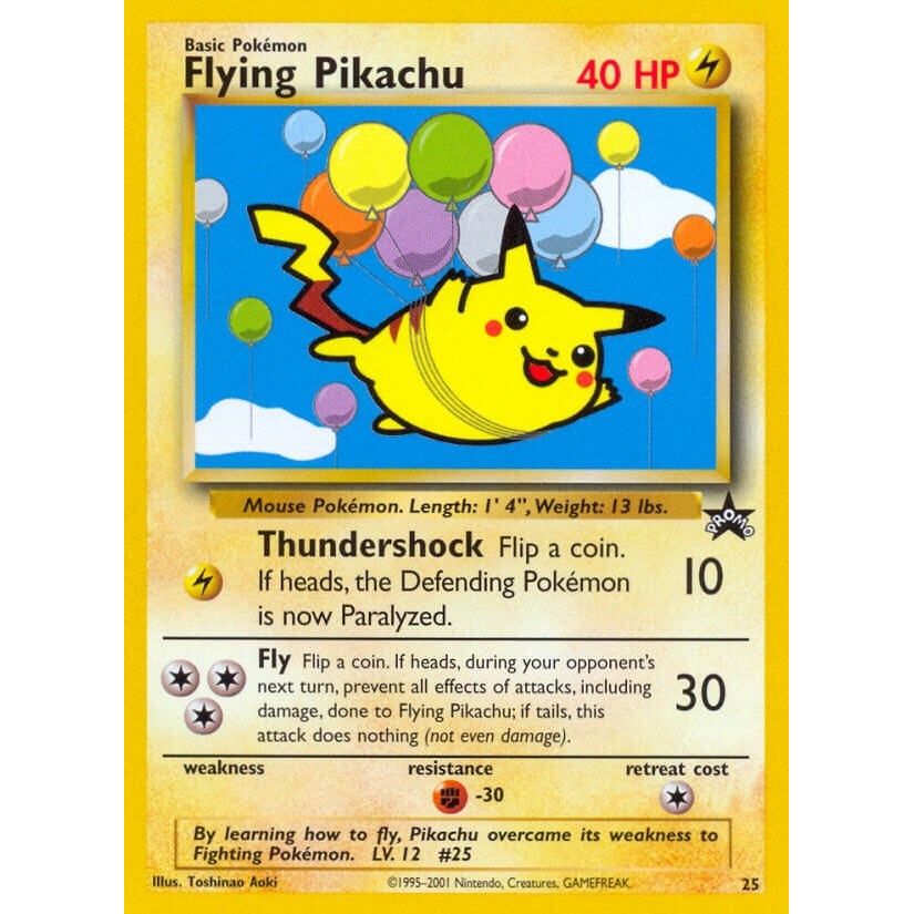 Image for Flying Pikachu (25/53) (PR) - Pokemon