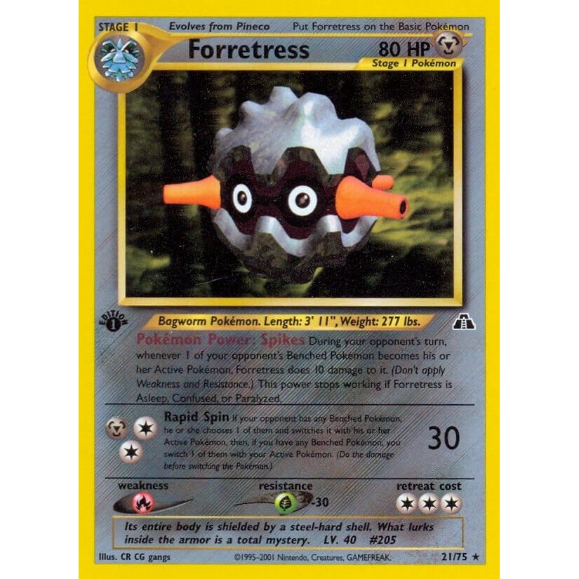 Image for Forretress (21) (21/75) (N2) - Pokemon