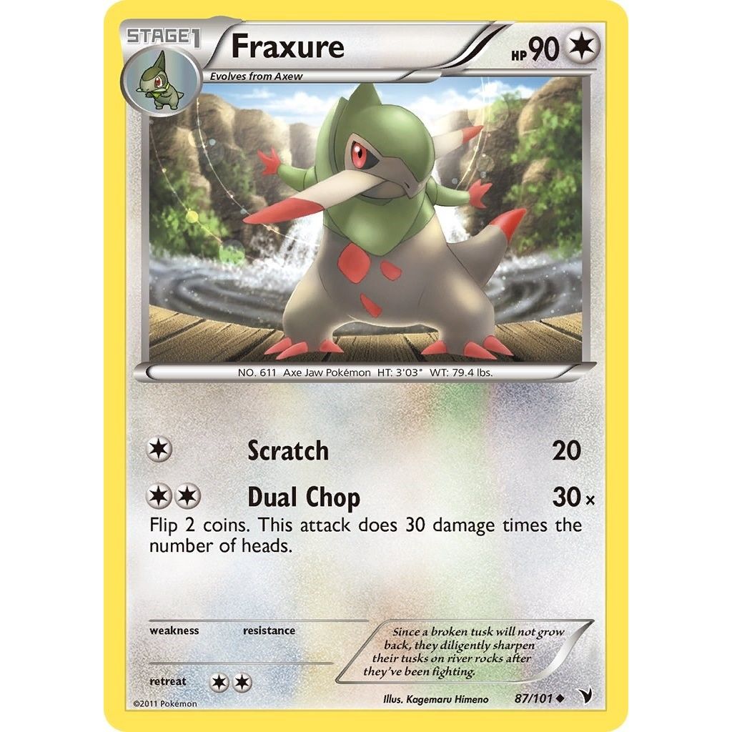 Image for Fraxure (87/101) (NVI) - Pokemon