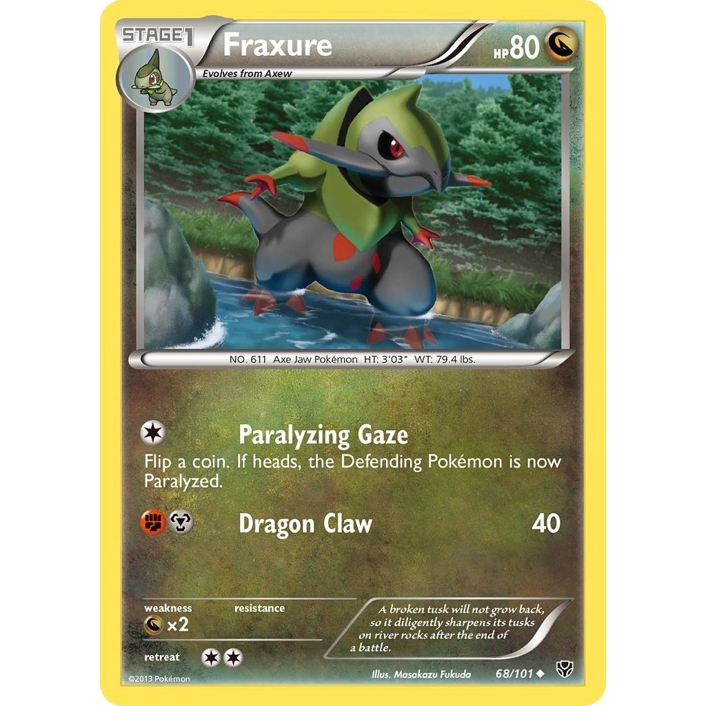 Image for Fraxure (68/101) (PLB) - Pokemon