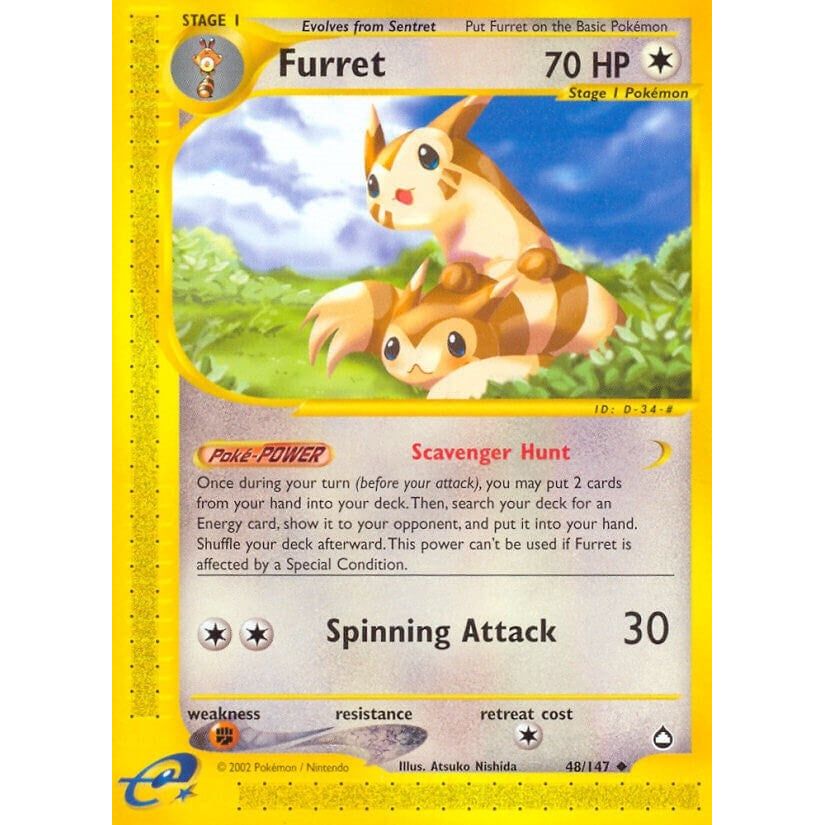 Image for Furret (048/147) (AQ) - Pokemon