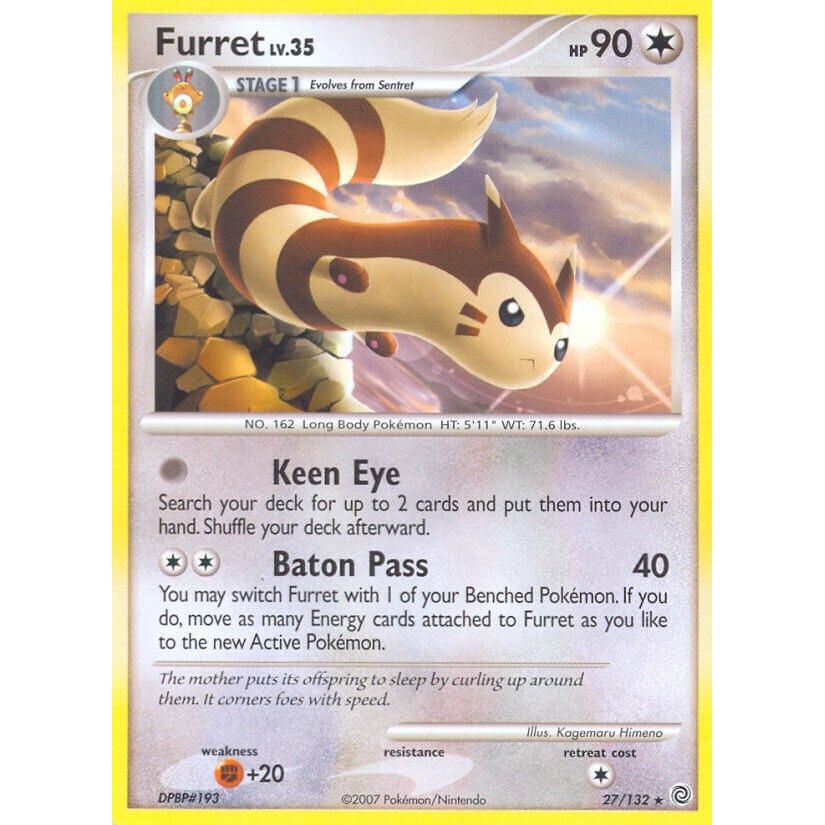 Image for Furret (27/132) (SW) - Pokemon