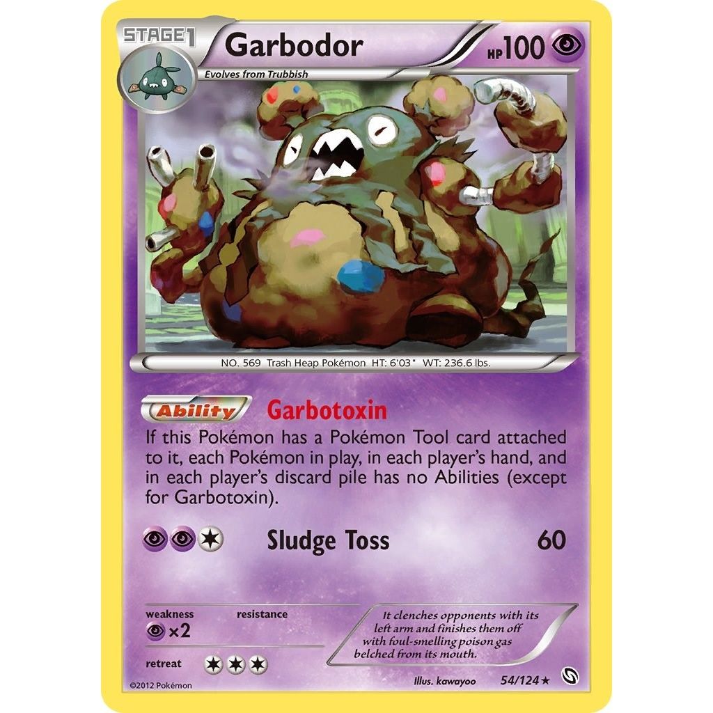 Image for Garbodor (54/124) (DRX) - Pokemon