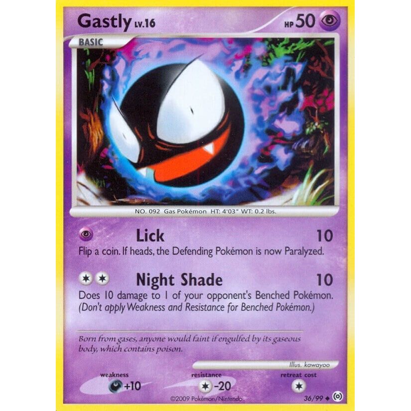 Image for Gastly (36) (36/99) (AR) - Pokemon
