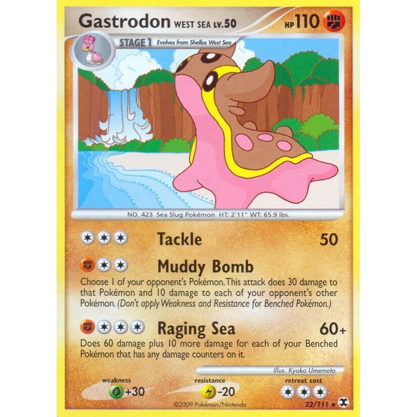 Image for Gastrodon West Sea (22/111) (RR) - Pokemon