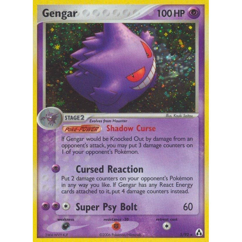 Image for Gengar (5/92) (LM) - Pokemon