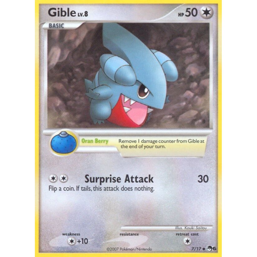 Image for Gible (007/017) (POP) - Pokemon