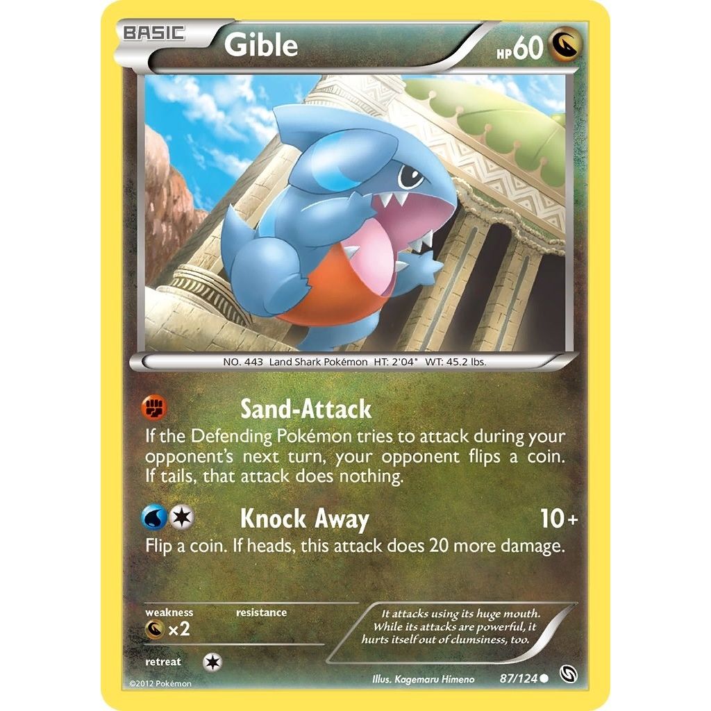 Image for Gible (87) (87/124) (DRX) - Pokemon