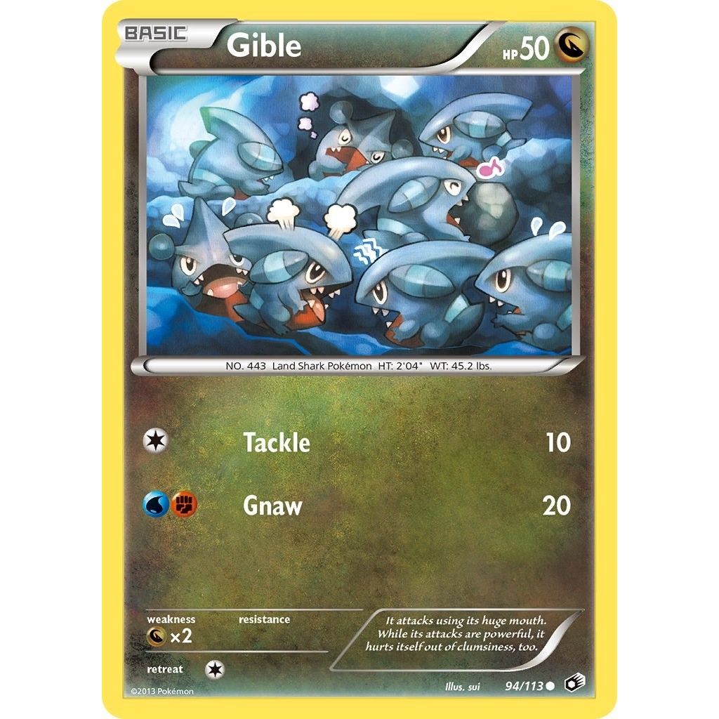 Image for Gible (94/113) (LTR) - Pokemon