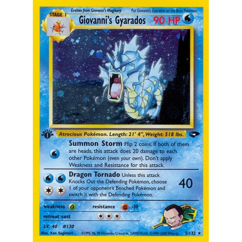 Image for Giovanni's Gyarados (005/132) (G2) - Pokemon