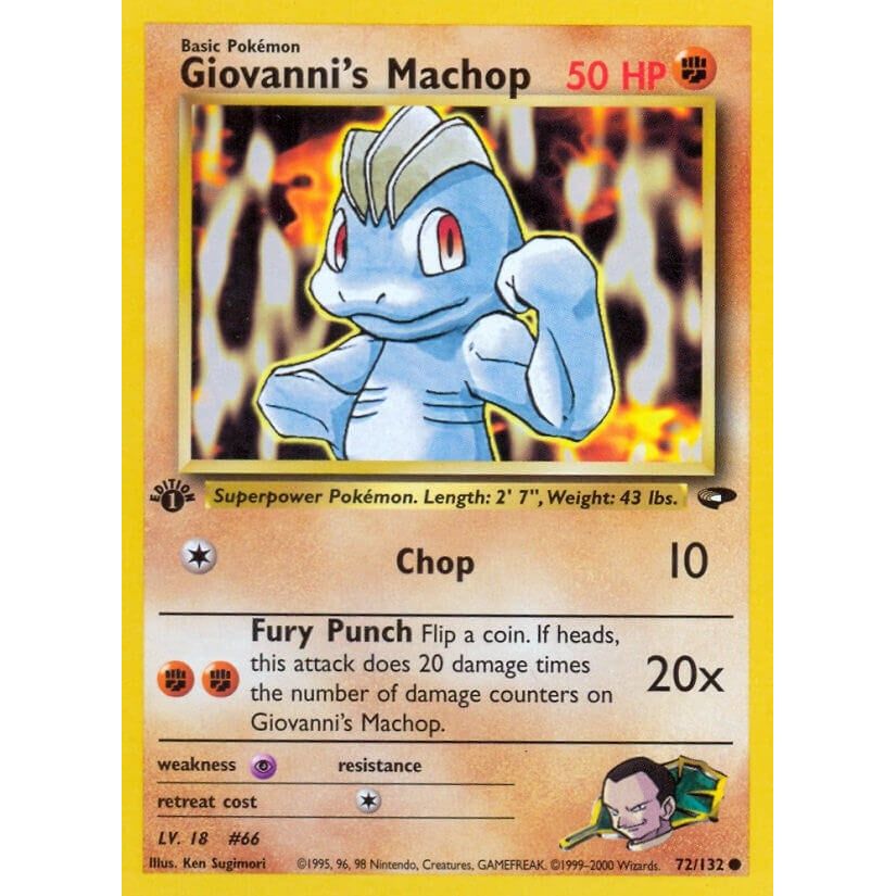 Image for Giovanni's Machop (072/132) (G2) - Pokemon