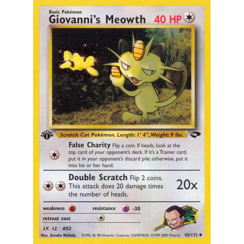Image for Giovanni's Meowth (43) (043/132) (G2) - Pokemon