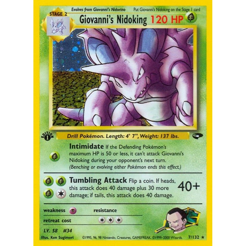 Image for Giovanni's Nidoking (007/132) (G2) - Pokemon