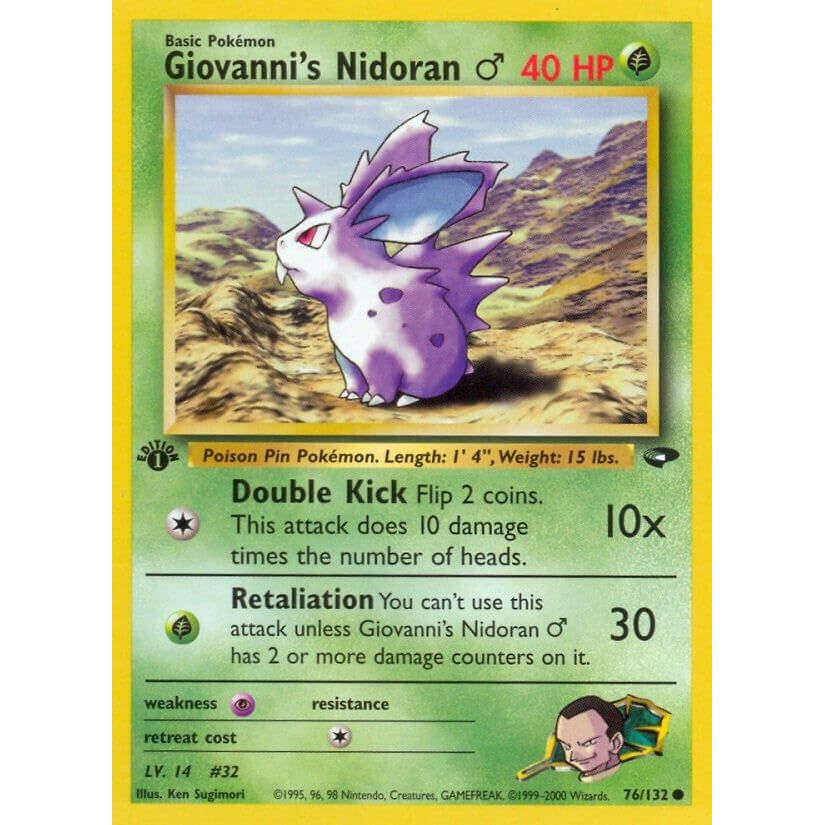 Image for Giovanni's Nidoran M (076/132) (G2) - Pokemon