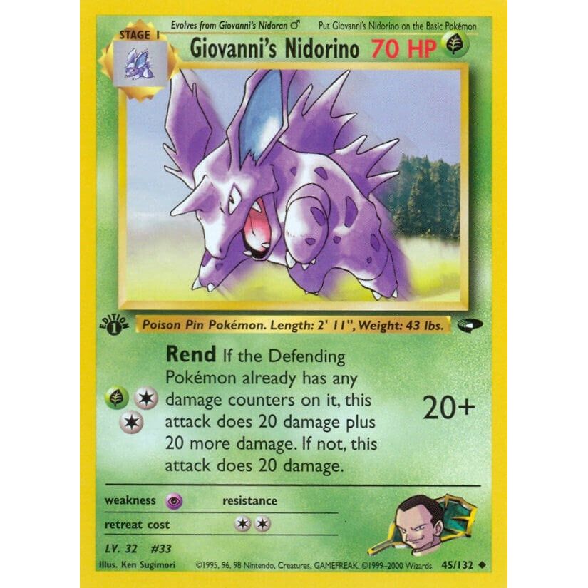 Image for Giovanni's Nidorino (045/132) (G2) - Pokemon